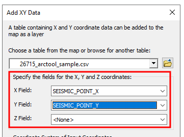Load points from an CSV file