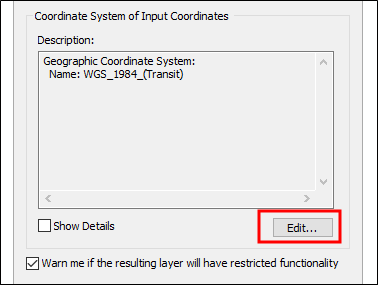 Load points from an CSV file